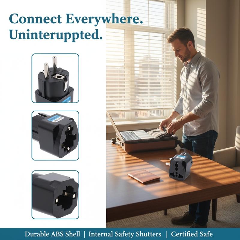 Home Office In Uk - 2In1 Copper Plug Adapter AU UK