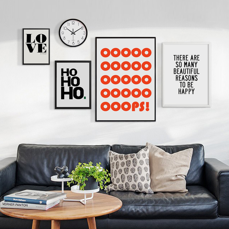 Home Office York - 07G Simple Abstract English Phrase A4
