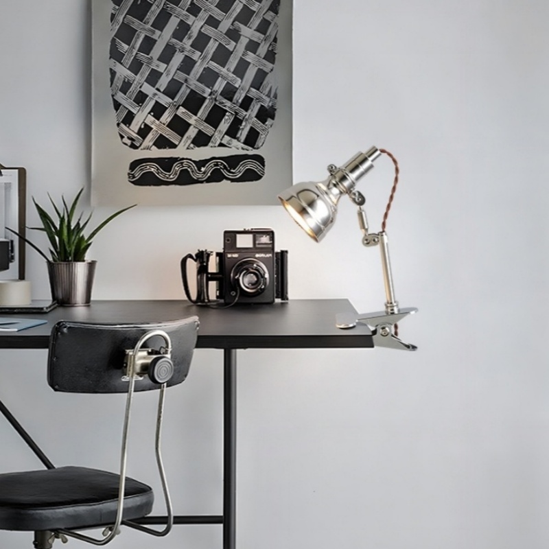 Home Office In Uk - Modern Style Industrial Clip-On Aluminum Reading