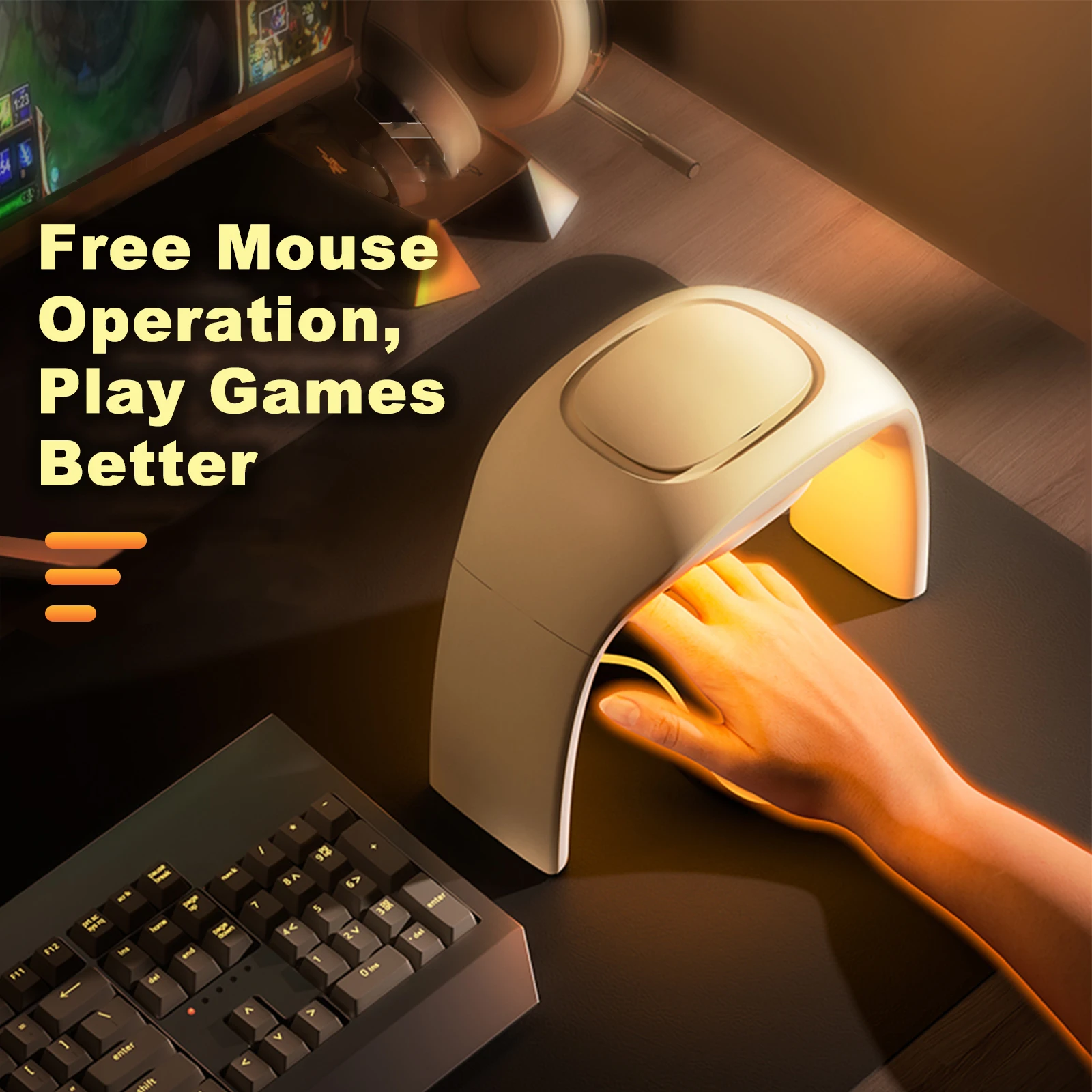 Eary Portable Winter Mouse Han - Home Office In Uk recension och pris