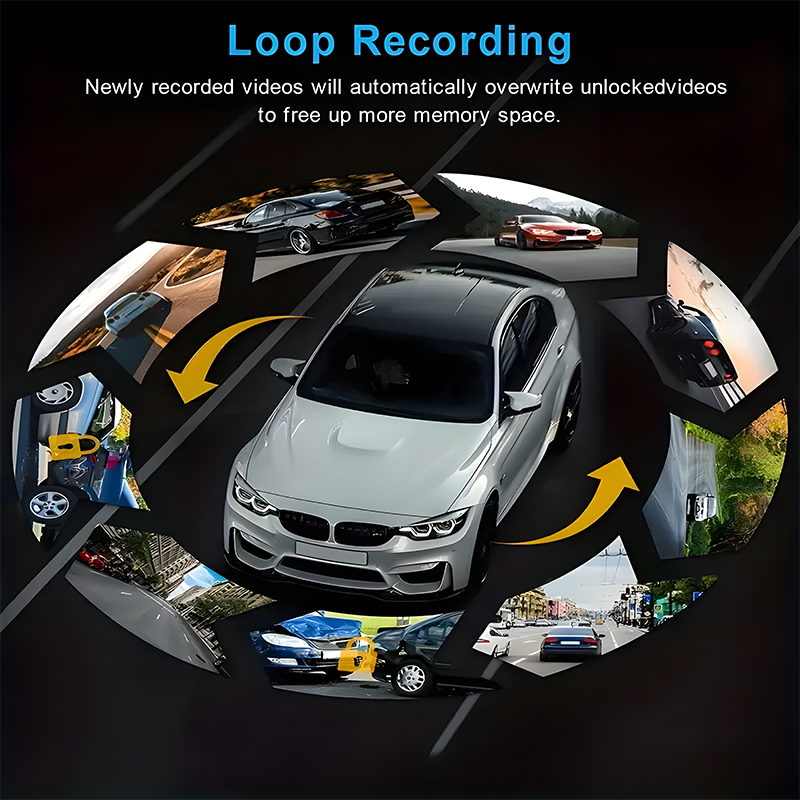 Front and Built-in Car DVR Cam - Webcam Hd 1080P recension och pris