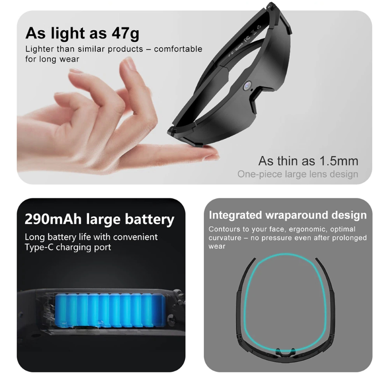 Oneplus Al Smart Glasses 8K Re - Webcam Hd 1080P recension och pris