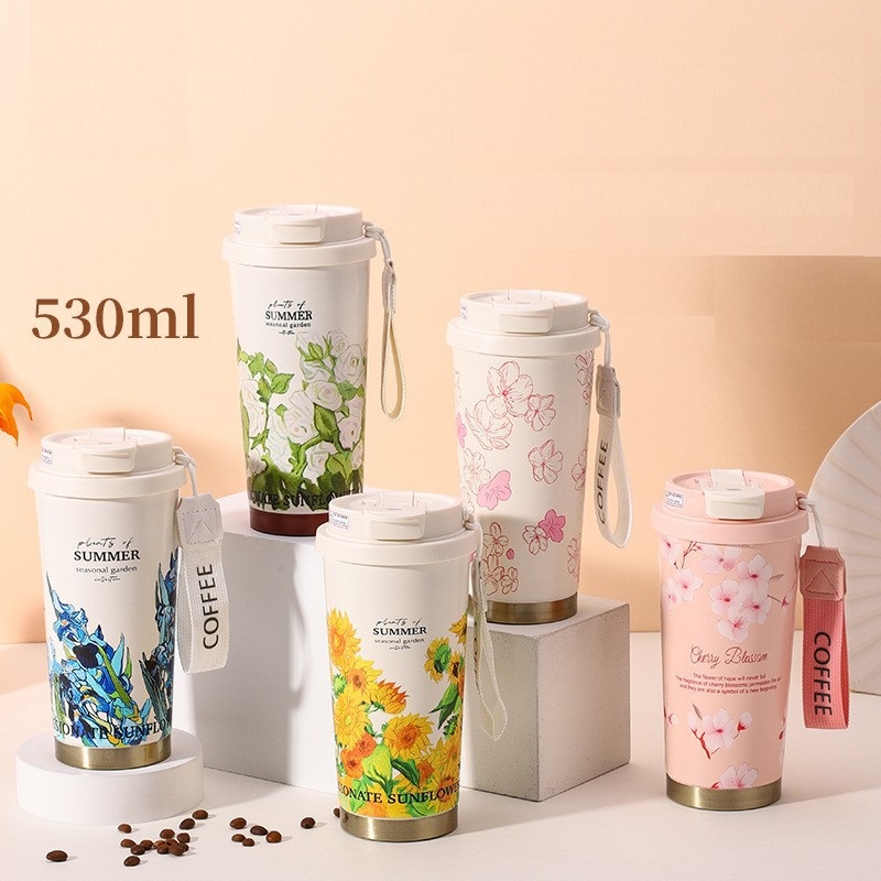 Steel Vacuum Straw Coffee Cup  - Home Office Hours recension och pris