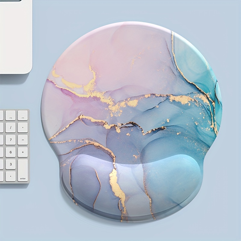 Powder Blue Gradient Marble Te - Wrist Rest Pad recension och pris