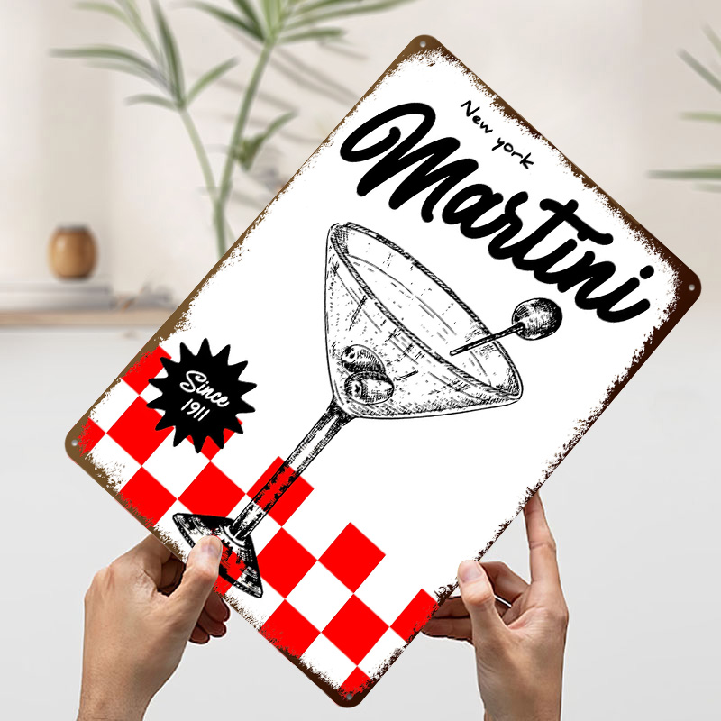 New York Martini Vintage Poste - Home Office York recension och pris