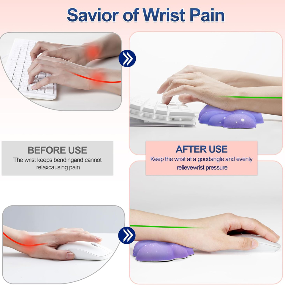 Keypad Wrist Rest Set with Non - Wrist Rest Pad recension och pris