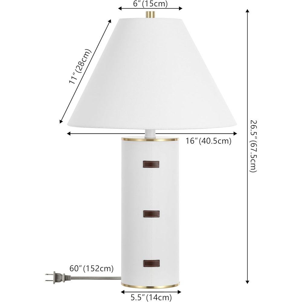27-inch LED Table Lamp - White - Office Table Home recension och pris