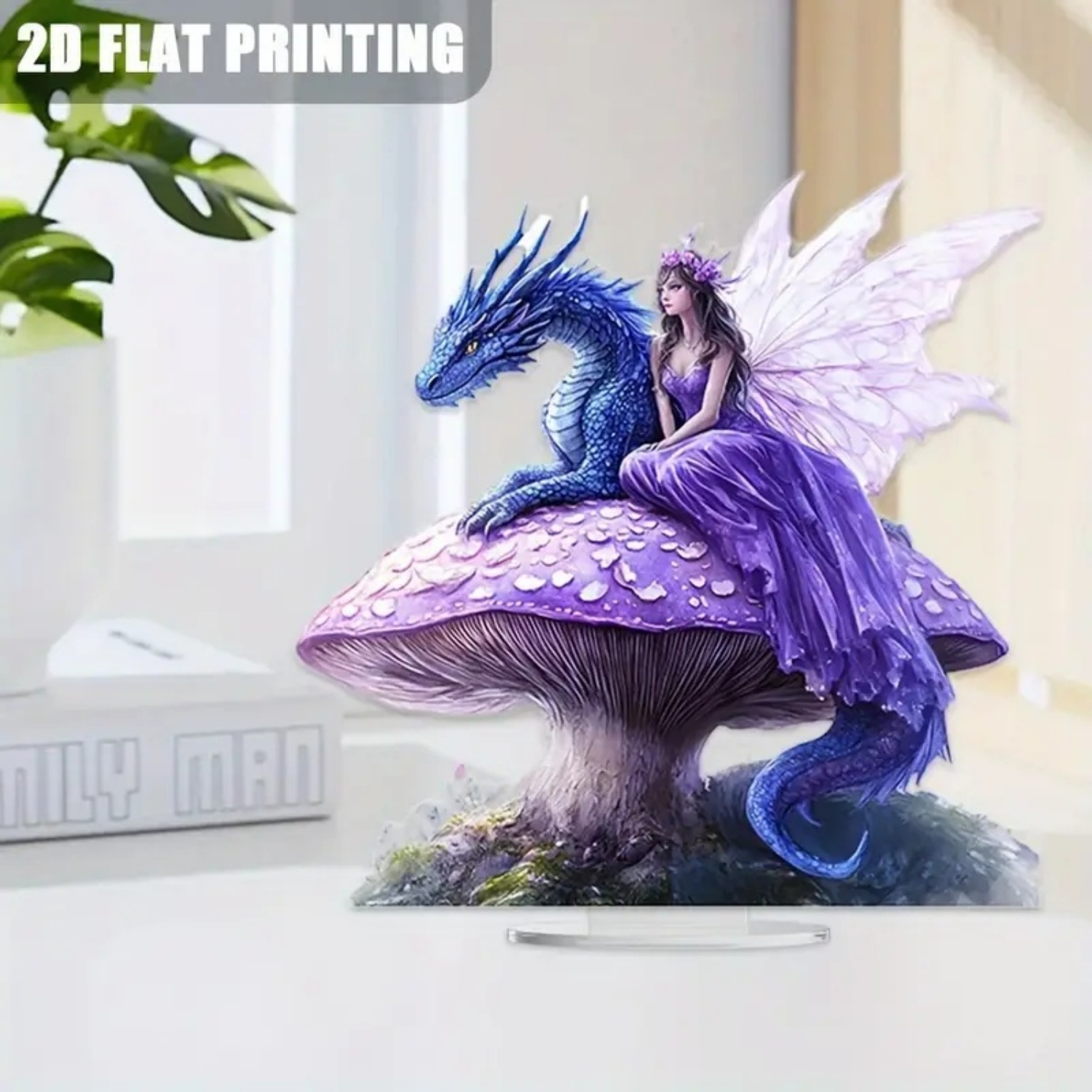 Fairy Statue,2D Flat Acrylic P - Office Table Home recension och pris