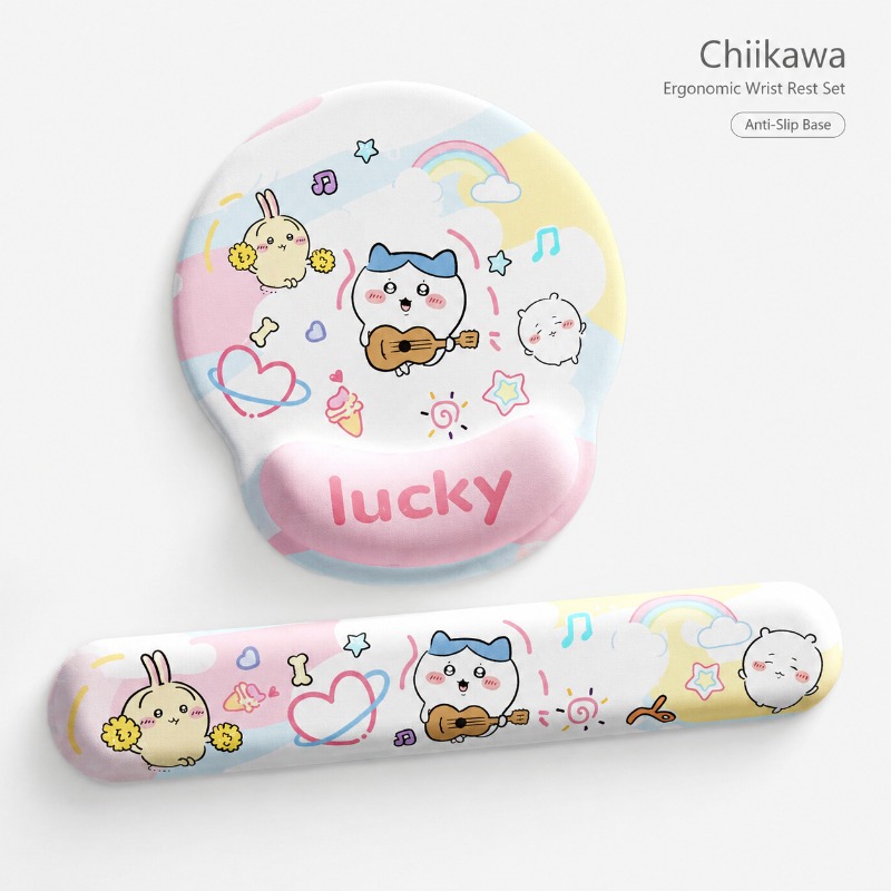 Cute Chiikawa Ergonomic Mouse  - Wrist Rest Pad recension och pris