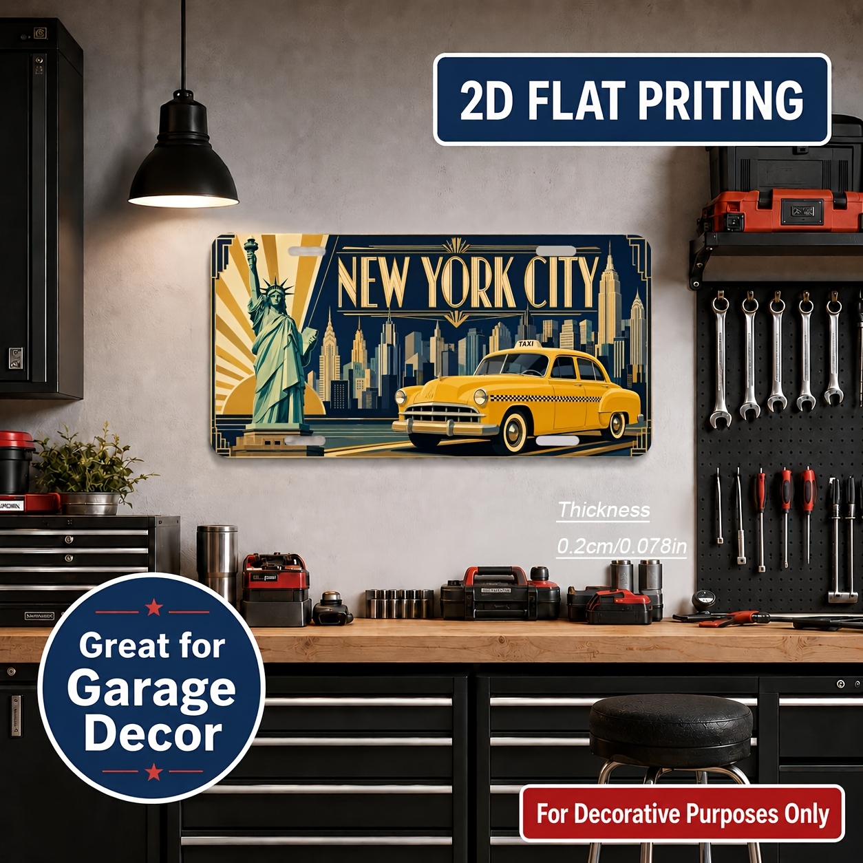 2D Flat, [2D Flat] 1pc New Yor - Home Office York recension och pris