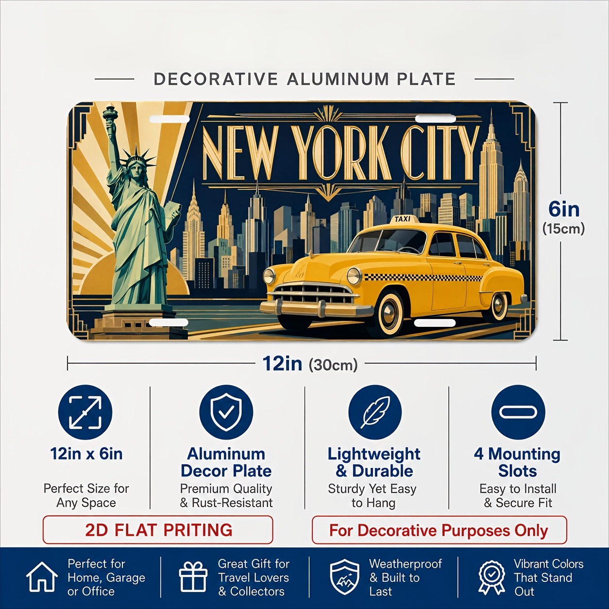 2D Flat, [2D Flat] 1pc New Yor - Home Office York recension och pris