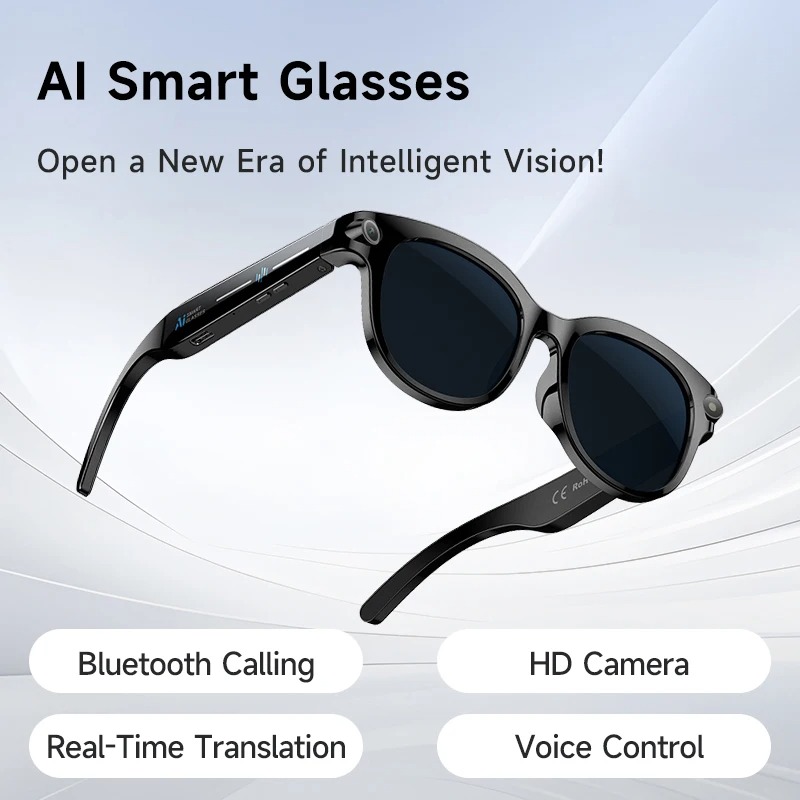 2026 AI Smart Glasses 8K Remot - Webcam Hd 1080P recension och pris