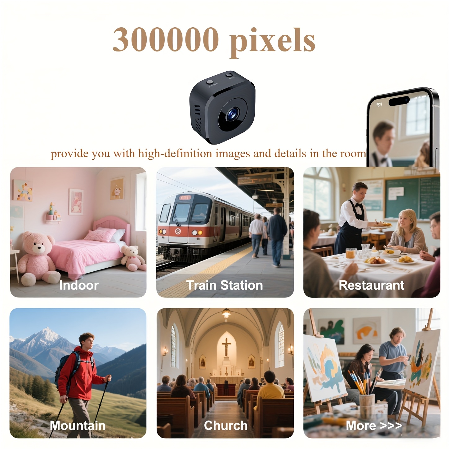 1080P HD Mini WiFi Camera Indo - Webcam Hd 1080P recension och pris
