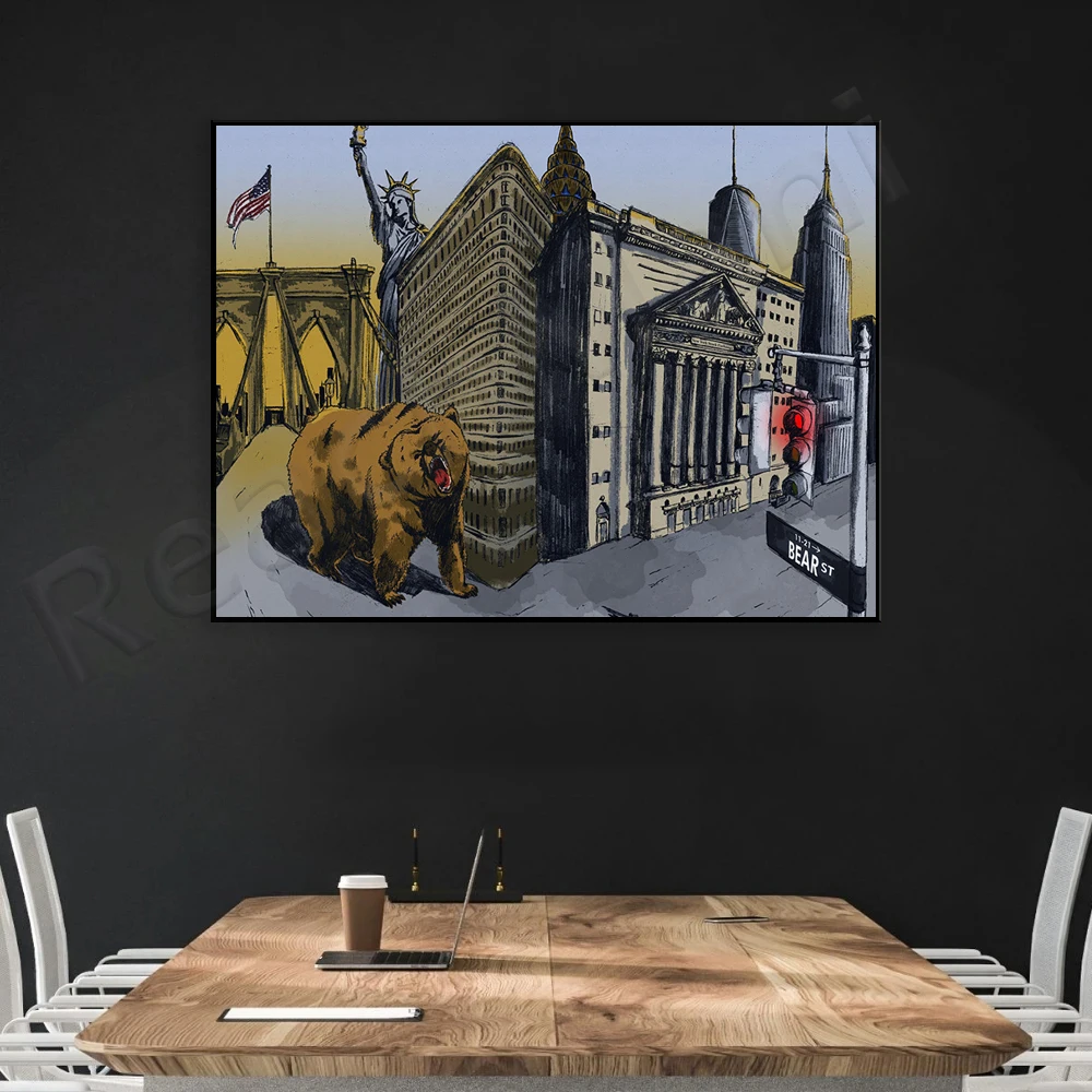 Bear Artwork | New York | Bear - Home Office York recension och pris