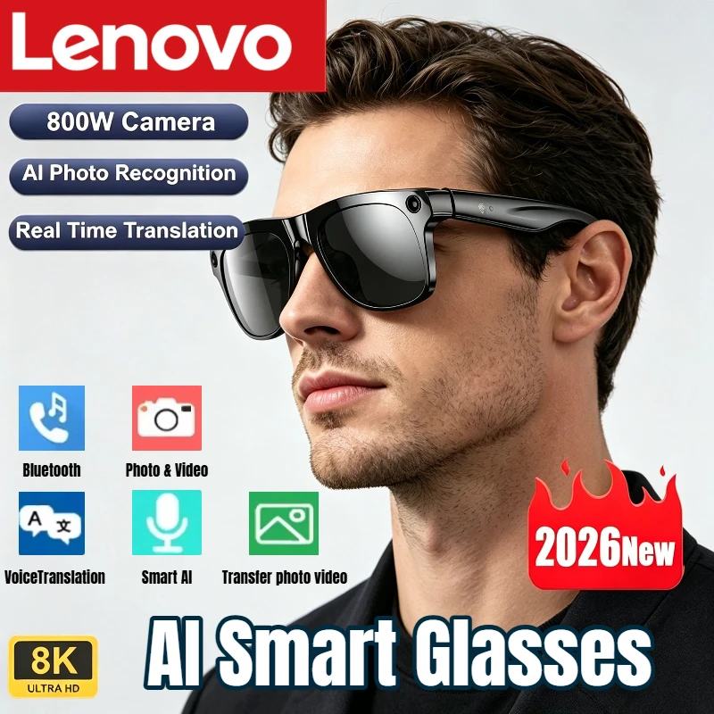 Lenovo AI Smart Glasses 8K HD  - Webcam Hd 1080P recension och pris