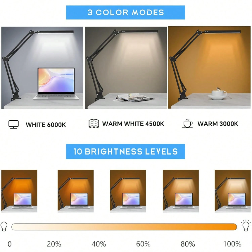 LED Desk Lamp For Home,Reading - Office Table Home recension och pris