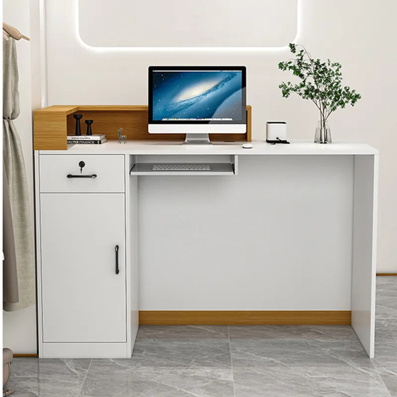 custom.Wooden Hotel Reception  - Office Table Home recension och pris