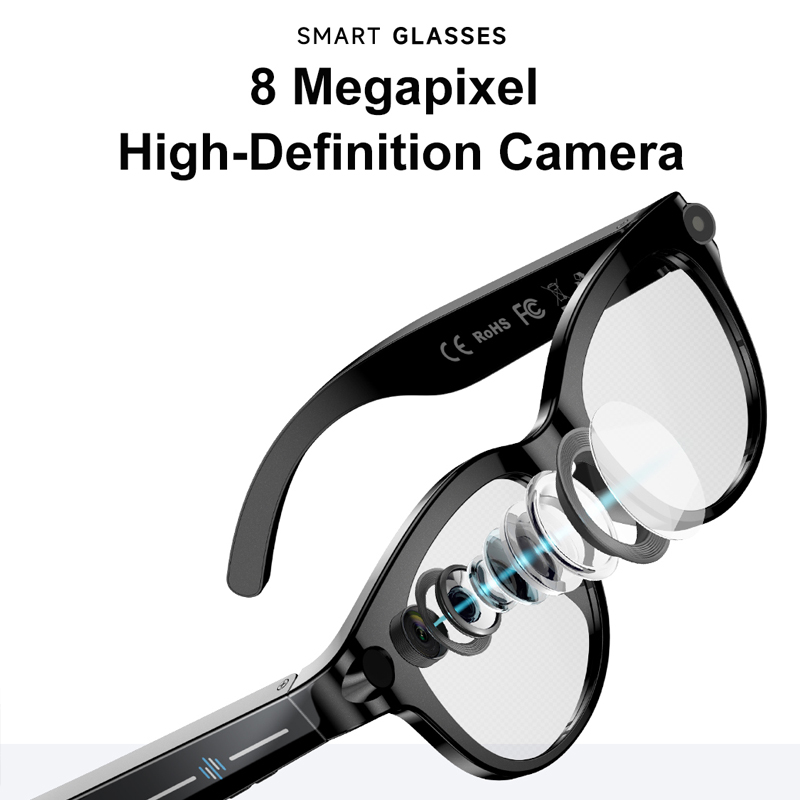 FLAUNT AI Smart Glasses 4K Cam - Webcam Hd 1080P recension och pris
